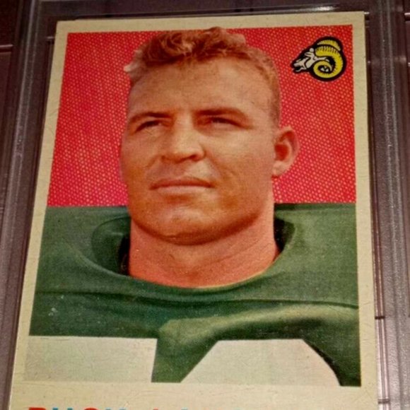 1959 Topps Buck Lansford #151 LA RAMS Professionally Graded (PSA) EX-MINT of 6.5 - Picture 5 of 8